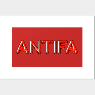 ANTIFA Posters and Art